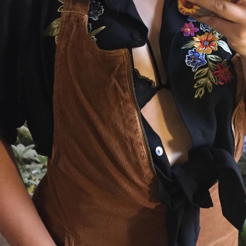 Floral Button Down